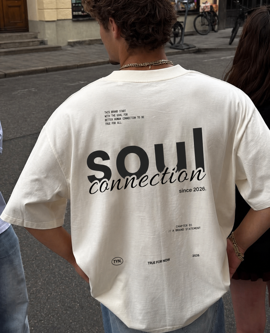 SOUL CONNECTION - Oversized Graphic Heavyweight T-Shirt