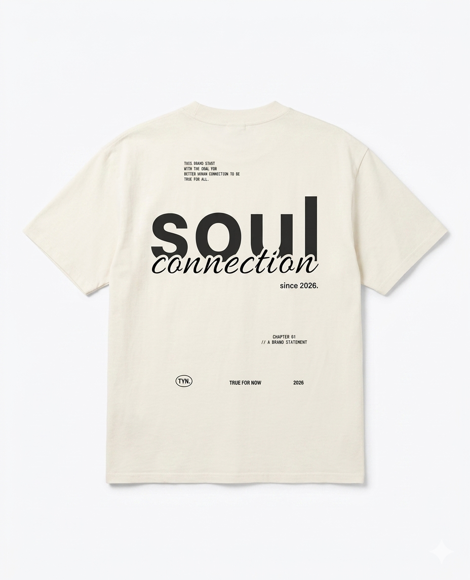SOUL CONNECTION - Oversized Graphic Heavyweight T-Shirt